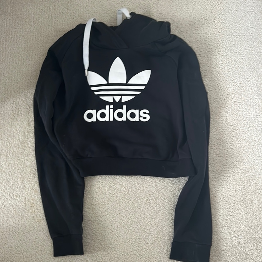 Cropped Adidas Hoodie